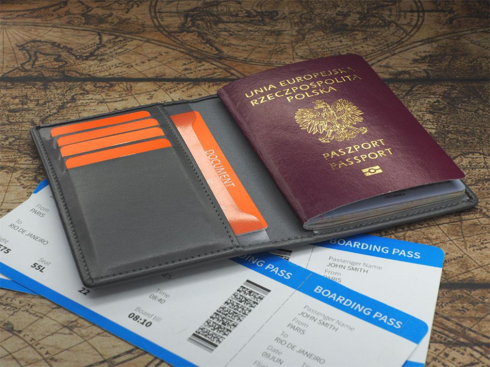 Logotrade corporate gift picture of: RFID passport case 1301119