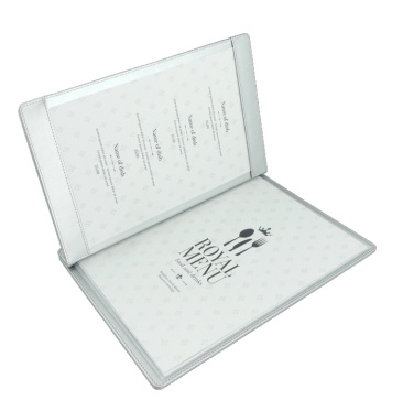 Logo trade corporate gifts image of: Menu cover 1084119