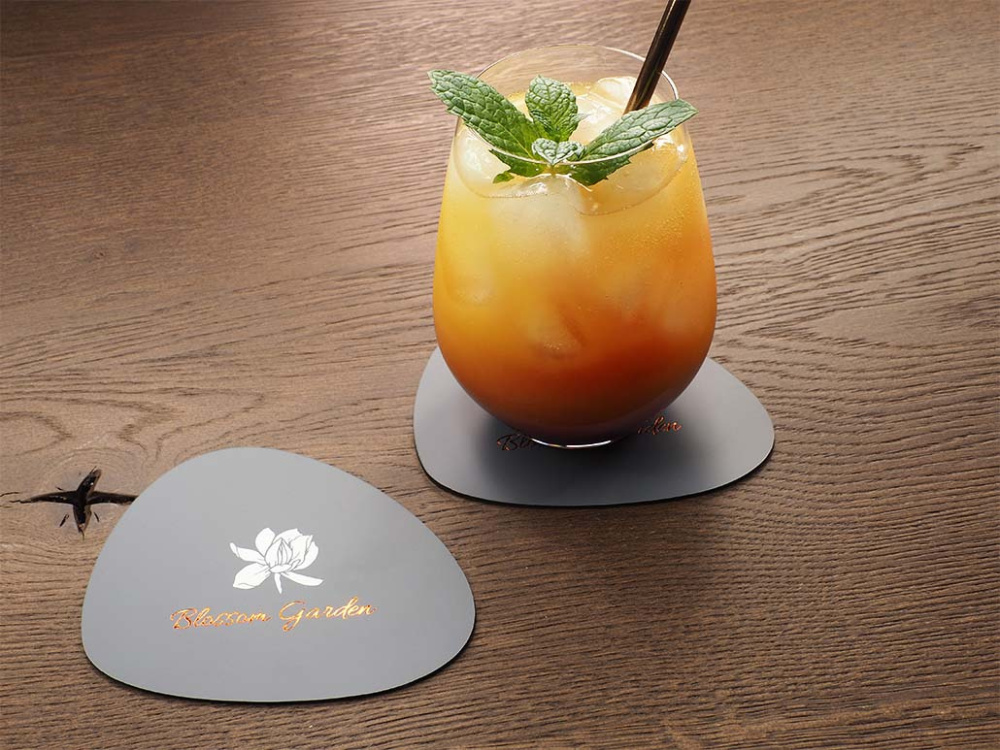 Logo trade promotional merchandise image of: Coaster 1607094
