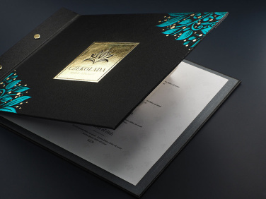 Logo trade promotional items image of: Menu cover 1681280