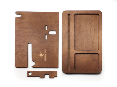 Logo trade advertising products image of: Wooden organiser 2016121