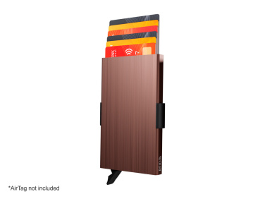 Logo trade promotional merchandise picture of: RFID credit card case with holder for AirTag 2163155