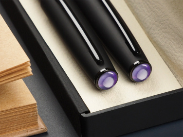 Logo trade promotional items picture of: Amethyst Pen set  1288036