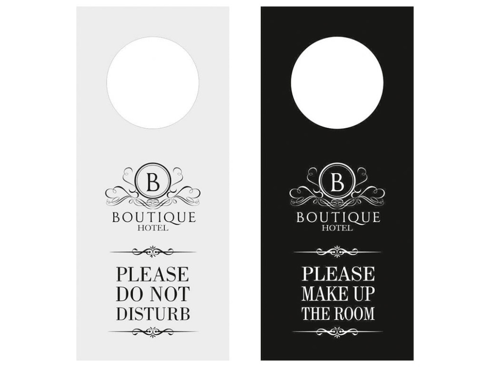 Logo trade promotional gift photo of: DND door sign 1007117