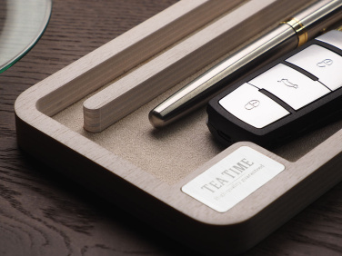 Logo trade promotional gift photo of: Wooden desk organiser 1818121