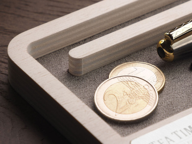 Logo trade business gift photo of: Wooden desk organiser 1818121