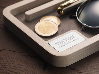 Logo trade promotional products picture of: Wooden desk organiser 1818121
