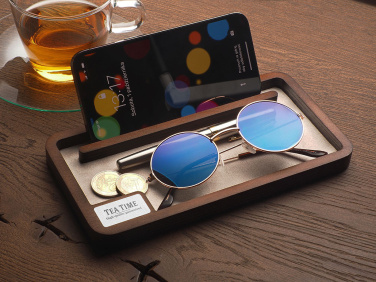 Logo trade promotional gift photo of: Wooden desk organiser 1818121