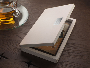 Logo trade promotional products image of: Wooden bill box 1816121