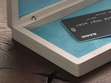 Logo trade promotional items picture of: Wooden bill box 1816121