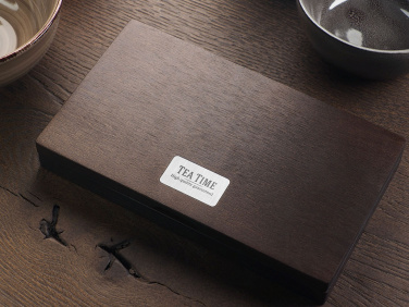 Logo trade promotional merchandise image of: Wooden bill box 1816121