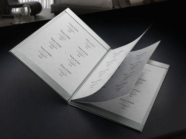Logo trade promotional items image of: Menu cover 1679280