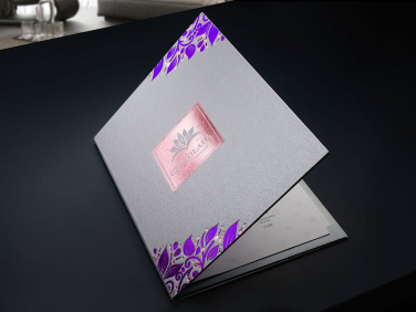 Logo trade corporate gifts image of: Menu cover 1679280