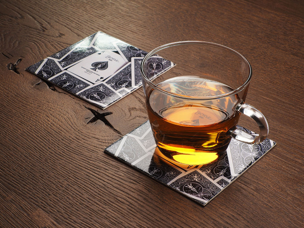 Logo trade promotional products image of: Printed paper coaster 1838117