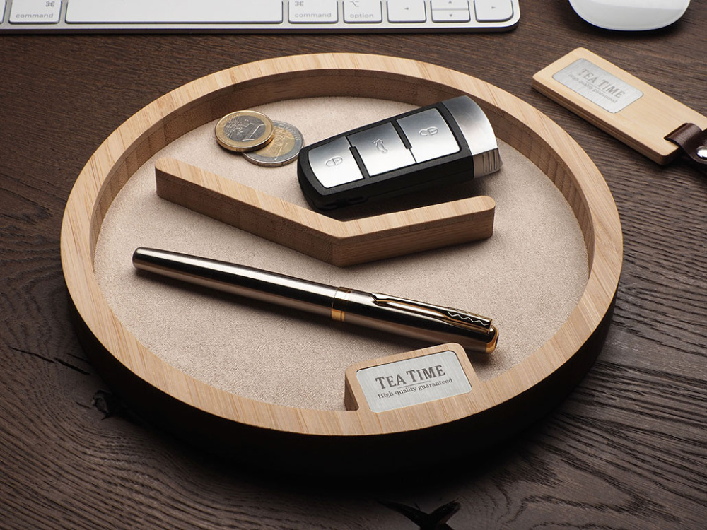 Logo trade advertising products picture of: Wooden desk organiser 1817292