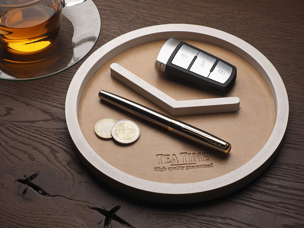 Logo trade promotional products image of: Wooden organiser 1843121