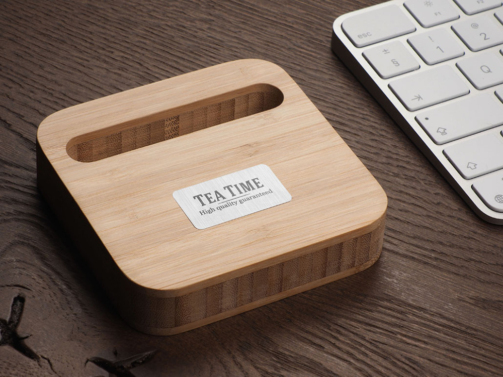 Logotrade business gift image of: Wooden telephone stand 1848292