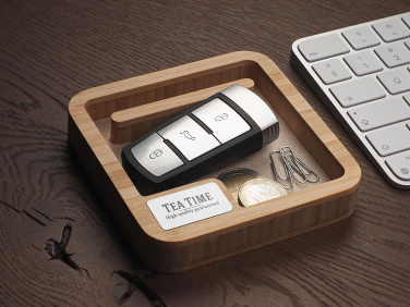 Logo trade business gifts image of: Wooden desk organiser 1846292