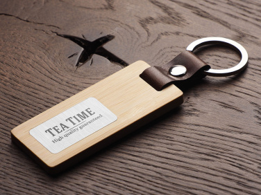 Logotrade promotional item image of: Wooden keyring 1853292