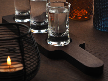 Logo trade corporate gift photo of: Wooden 3 Shot Serving Board 1863121