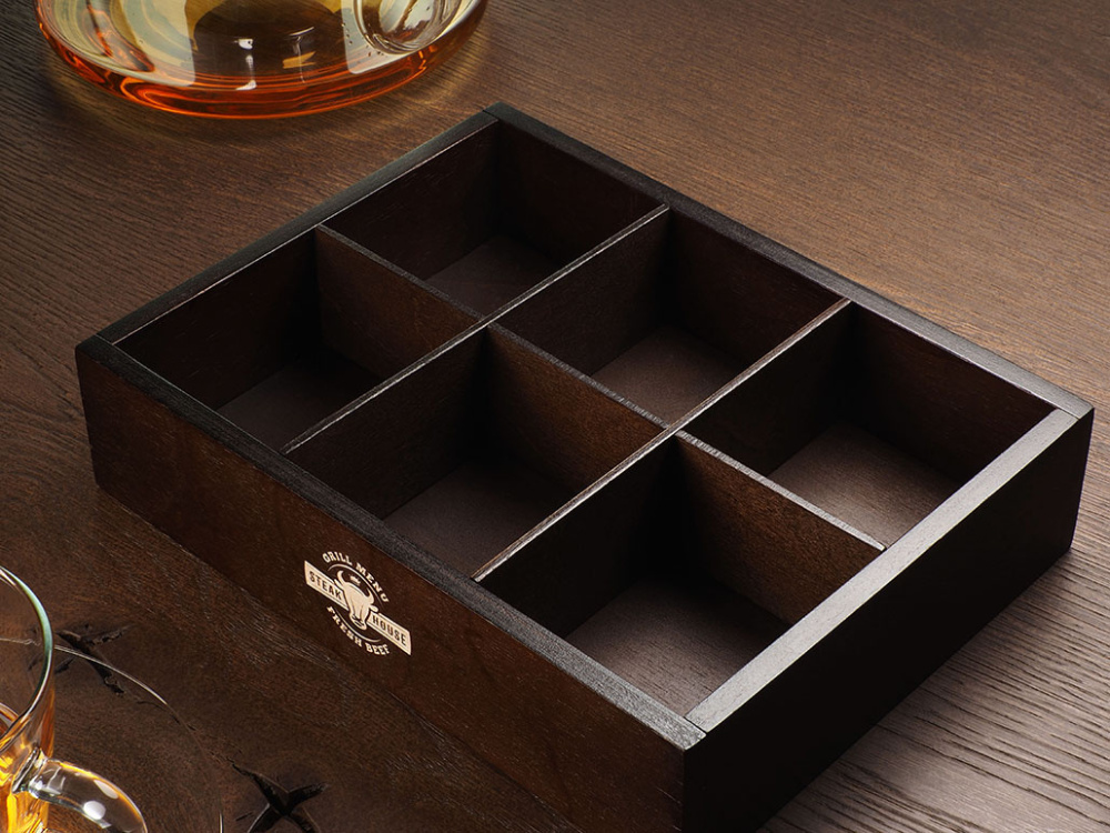 Logo trade promotional gifts image of: Wooden box 1870121