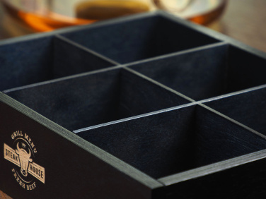 Logo trade promotional giveaways image of: Wooden box 1870121