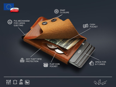 Logo trade promotional merchandise image of: RFID wallet 545141