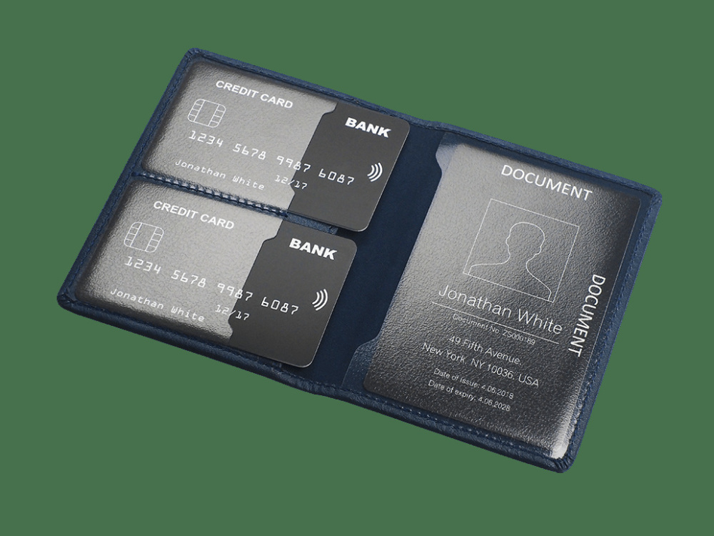 Logotrade corporate gift picture of: RFID document wallet 611327