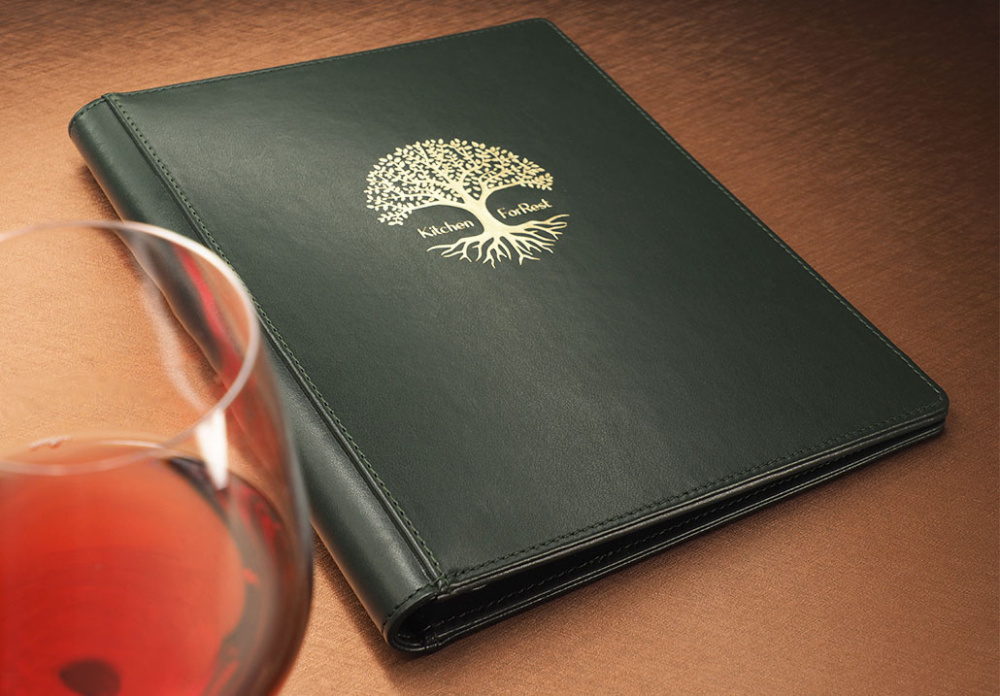 Logo trade promotional merchandise picture of: Menu cover 1056119