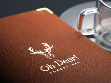 Logo trade business gift photo of: Menu cover Ambiente 1947318