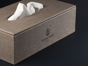 Logo trade advertising products picture of: Tissue box 992321