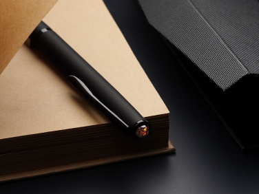 Logotrade advertising product image of: Ball pen with AMBER stone 2070036