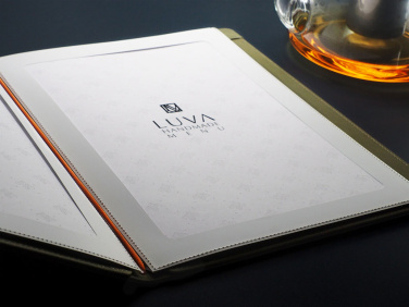 Logo trade promotional items image of: Menu cover Fine Dining Pro 2013324