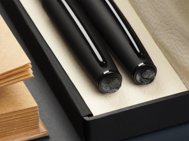 Logo trade promotional products picture of: Pen set with coal 2094036