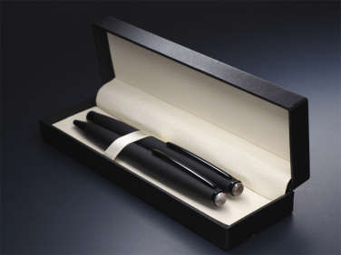 Logotrade promotional items photo of: Striped Flint Pen set 1284036