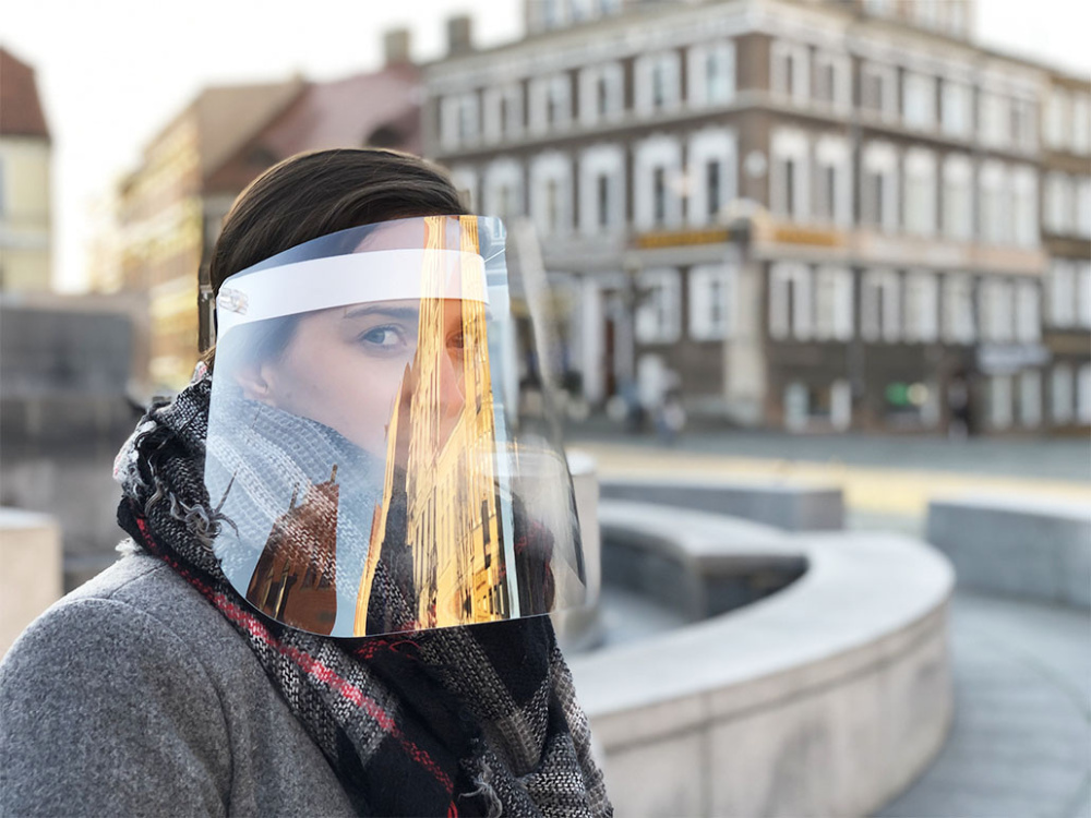 Logotrade business gifts photo of: TEMIDA tilting face shield 1424162