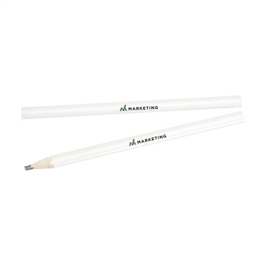 Logo trade promotional giveaways picture of: Carpenter wooden pencil