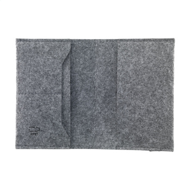 Logo trade promotional giveaways image of: Identify GRS RPET Felt passport holder