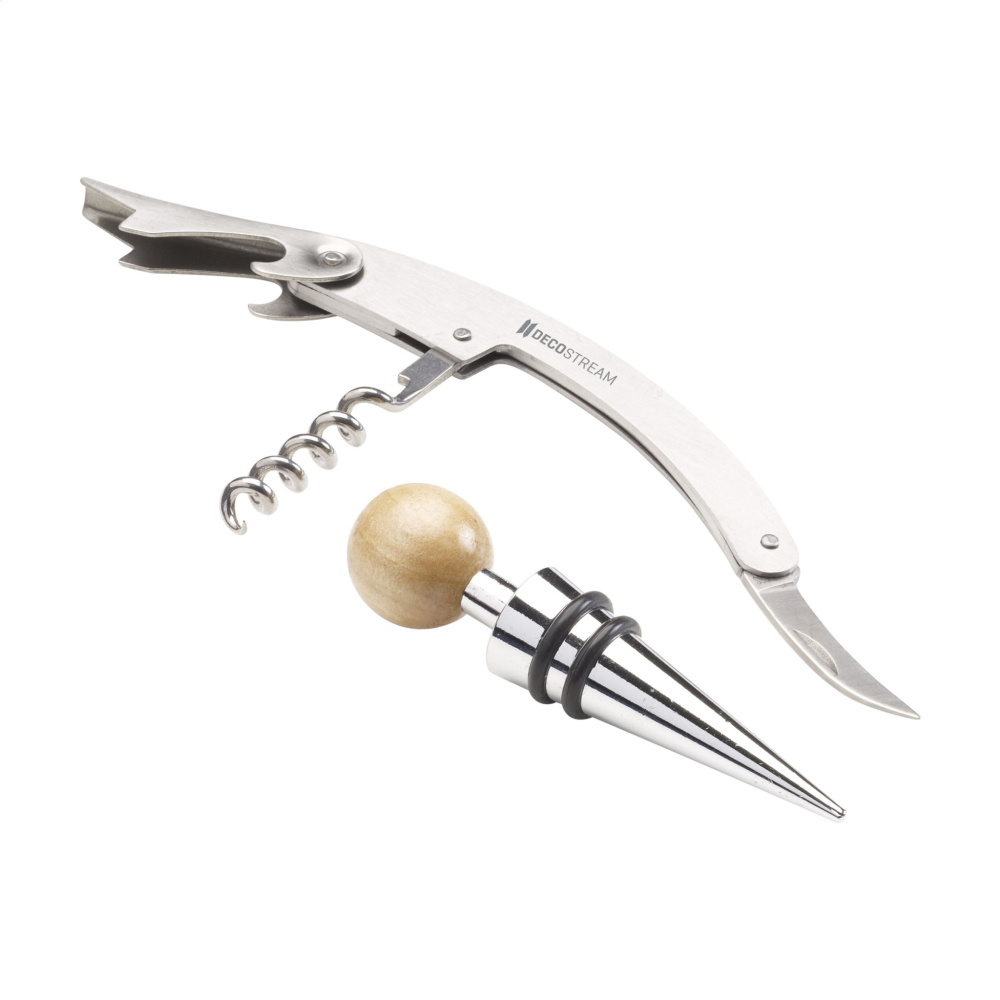 Logo trade promotional giveaways image of: Vindeux wine gift set