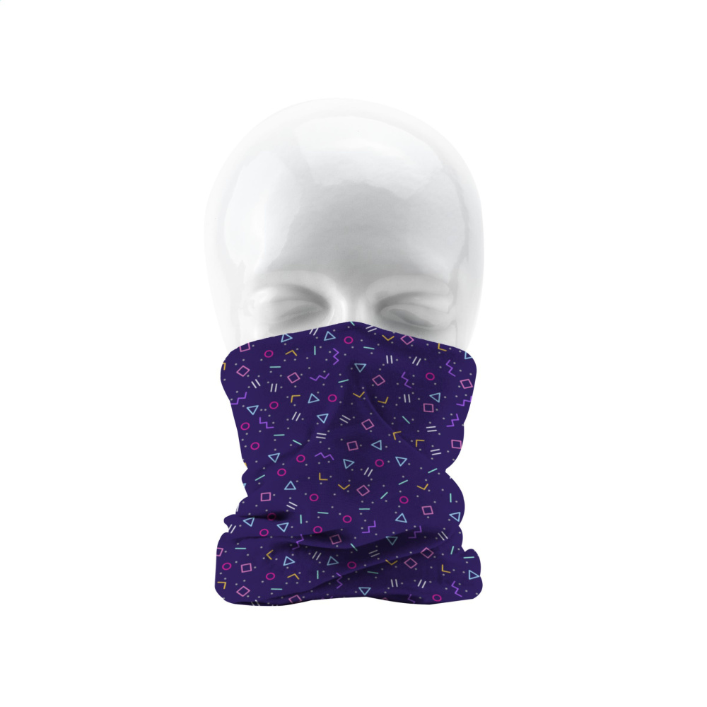 Logotrade corporate gift picture of: Bandana RPET multi-functional scarf all-over printing