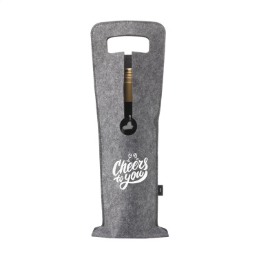 Logo trade corporate gifts picture of: Wine Bag-to-Give GRS RPET