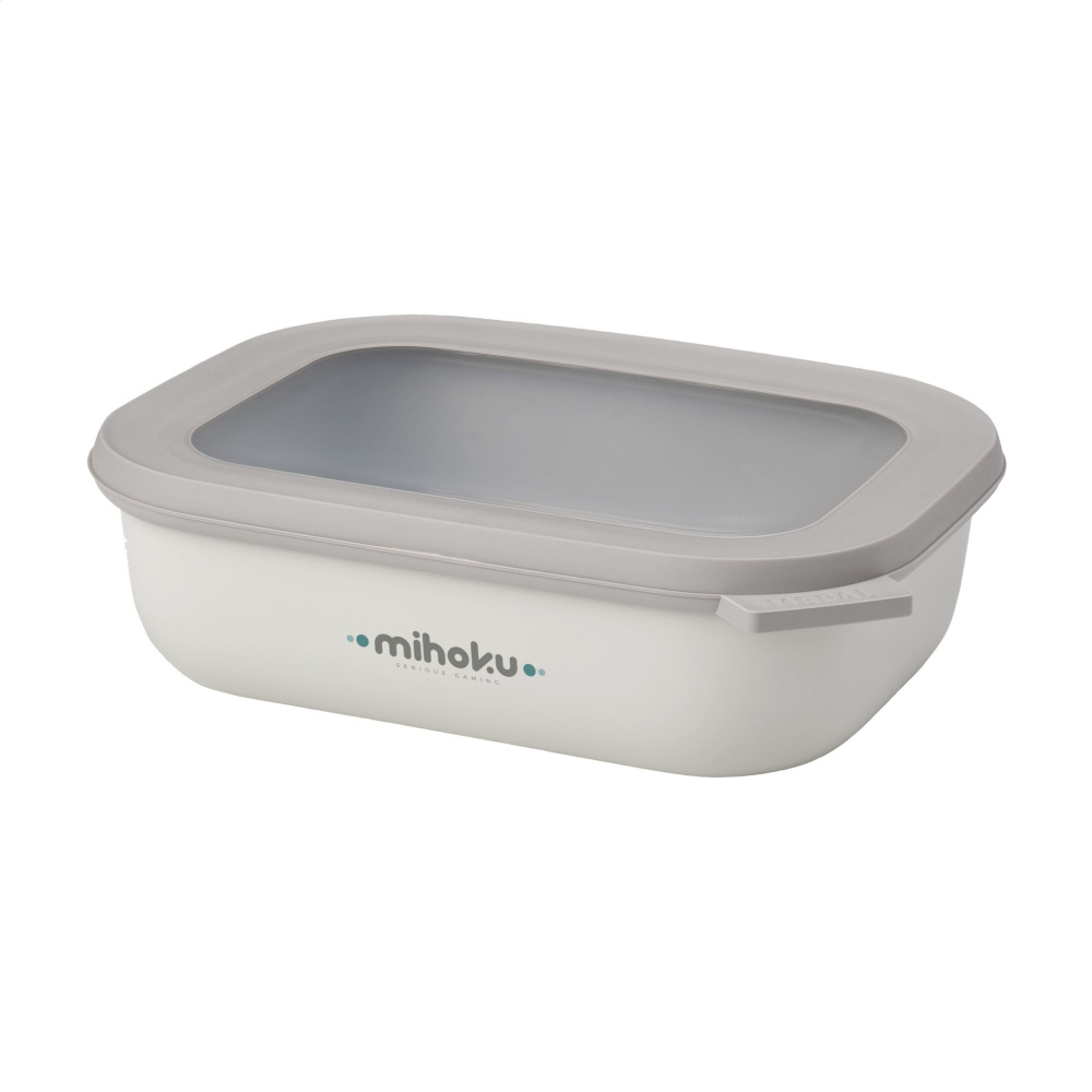 Logo trade promotional items image of: Mepal Cirqula multi use rectangular bowl 1 L lunchbox