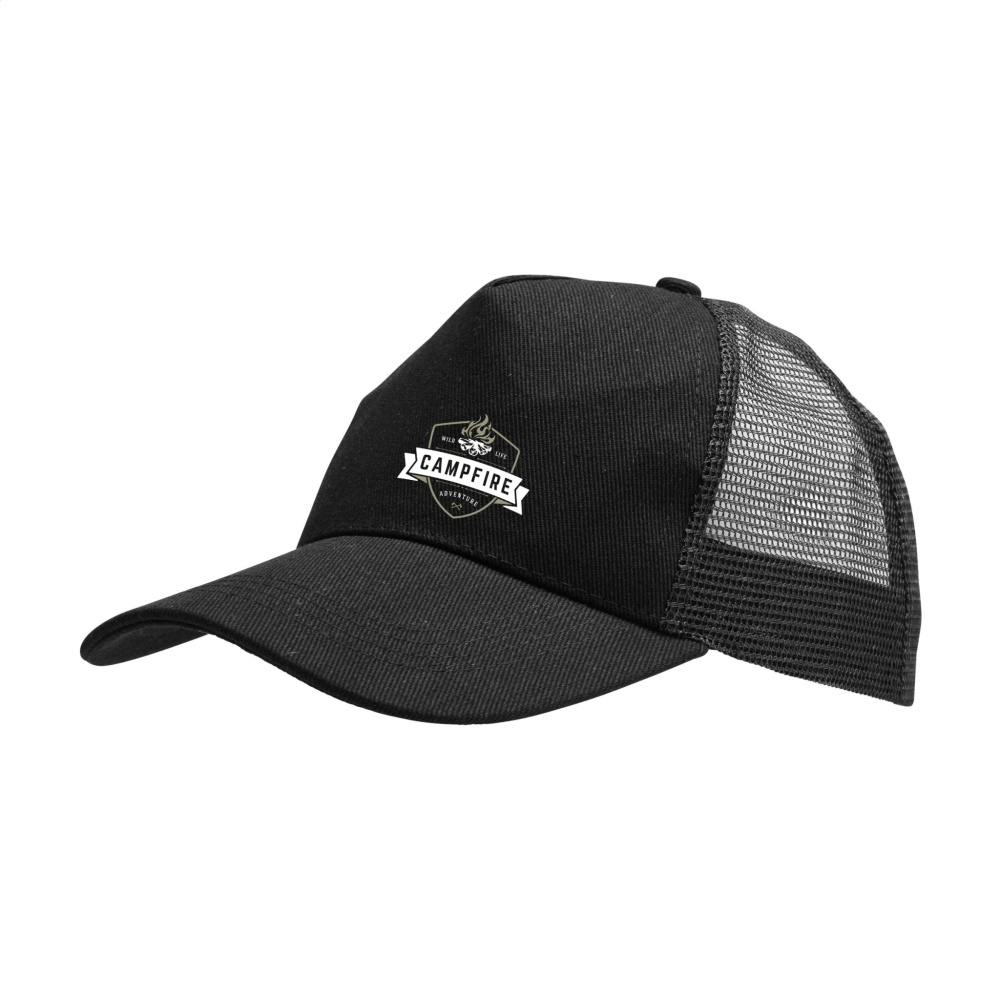 Logotrade promotional product image of: Trucker Recycled Cotton cap