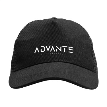 Logotrade promotional product picture of: Trucker Recycled Cotton cap