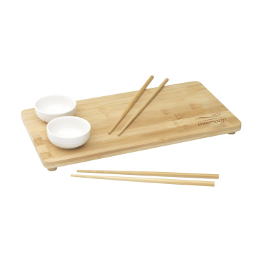 Logotrade corporate gift picture of: Temaki Bamboo Sushi Tray gift set