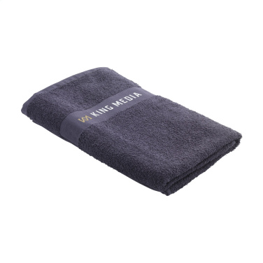 Logo trade promotional gifts image of: Wooosh Bath Towel GRS Recycle Cotton Mix 140 x 70 cm