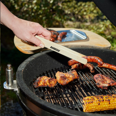 Logotrade promotional product picture of: Pinza wooden BBQ tongs
