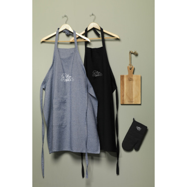 Logo trade promotional giveaways image of: Wolkat Taza Recycled Textile Apron