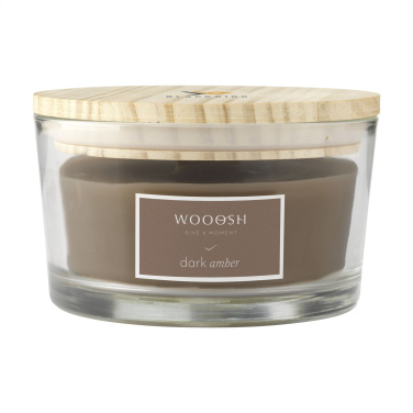 Logotrade corporate gifts photo of: Wooosh Flame Scented Candle Dark Amber