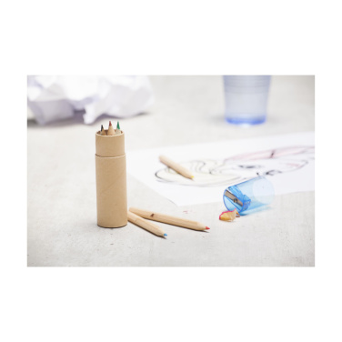 Logo trade business gifts image of: ColourTube pencils